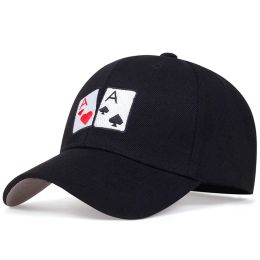 Softball Fashion Hip Hop baseball cap Cotton Snapback Hat Sun Hat Poker Embroidered Golf Hats Outdoory Sports Leisure Caps Dad Hats gorra