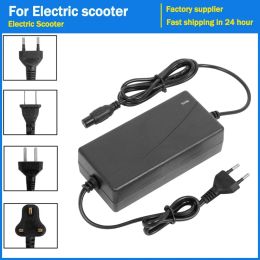 Scooters Battery Charger for Ebike Hoverboard 42v 2A Lithium Electric E Bike SelfBalancing Scooter Bicycle Li ion Chargers Accessories