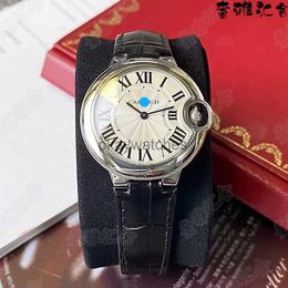 Dials Working Automatic Watches carter 33mm public watch blue balloon series womens quartz precision steel W S B 0 3 4
