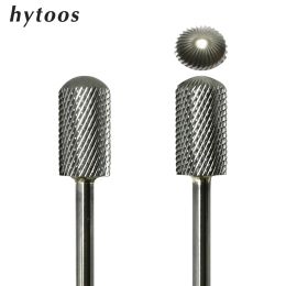 Bits HYTOOS Round Top Barrel Carbide Nail Drill Bit With Cut 3/32" Milling Cutter For Manicure Electric Drill Accessories Remove Gel