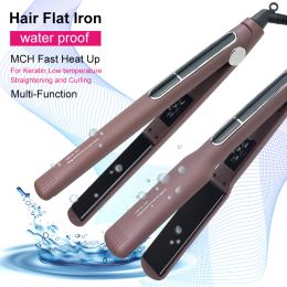 Straighteners Professional Keratin Hair Straightener Flat Iron Titanium Straightening Iron Hair Curling Iron Curlers