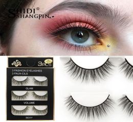 20 Styles 3D Mink Eyelashes Natural Thick False Eyelash Handmade Faux Mink Lashes Soft Full Strip Lashes Makeup Eyelash Extension 8354230