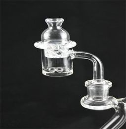 Spinner cap With Hole On Top Quartz Thermal Banger Nails Frosted Polished Joint Enail Retail delivery3401919