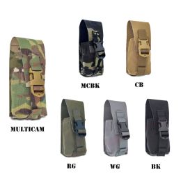 Covers Airsoft Tactical Vest Single Molle Pouch Stun GRENADE POUCH Smoke Flash Bang Bag for LBT LC