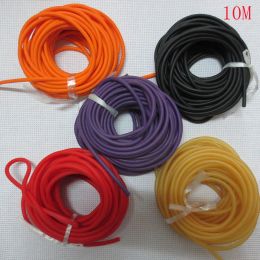 Arrow 10M 1842 colorful Natural Latex Replacement Rubber Band Tube for Outdoor Hunting Slingshot Catapult rubber Slingshot sinews