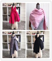 14colors square scarfs for womens Mens luxurys Pashmina Top quality Silks Cotton Blend Women Fashion Silk Scarf Designers Scarves 8034719