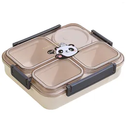 Dinnerware Plastic Bento Box Lunch Leak-proof For Car Travel Picnic Accessories