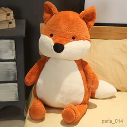 Stuffed Plush Animals 35cm Soft Fluffy Fox Plush Toy Cute Cartoon Animal Fox Stuffed Doll Girls Lover Valentines Gift Kaii Sofa Decor Pillows