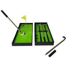 Aids Simulated Golf Course Premium Mini Golf Pen Set Office Gift for Men Ballpoint Creative Writing Supplies Durable