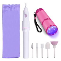 Kits Electric Manicure Drill Nail Drill Kit Led Lamp Nail Equipment Set Nails Accessories and Tools Nail Art Polishing Drying