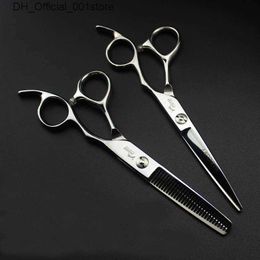 Hair Scissors JAGUAR 55 inch60 inch 9CR 62HRC Hardness hair scissors cutting thinning Fine polishing light silver with case8757813 Q240425