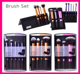 Brand Real Makeup Brushes Starter Kit Sculpting Powder Sam039s Picks Blush Foundation Flat Cream Brushes Set6141746