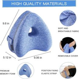 Pillow Memory Cotton Leg Pillow Sleeping Orthopaedic Sciatica Back Hip Joint For Pain Relief Thigh Leg Pad Cushion Home Foam Pillow
