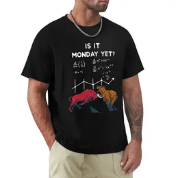 Men's Polos Is It Monday Yet? Funny Stock Market Quotes T-shirt Shirts Graphic Tees Graphics Customs Design Your Own Mens T Shirt