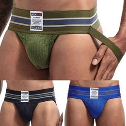 Underwear Mens Luxury Men Jock Strap Elastic Hip Lifting Breathable Sexy Appeal Fashion Thongs 100% Brand New Underpants Briefs Drawers Kecks Thong JF03