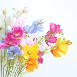 Decorative Flowers Single Branch Gesang Artificial Flower Manufacturer Home Christmas Wedding Decor Wall Fake Bouquet Daisy