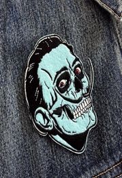 Blue Face Killer MC Front Jacket Vest Embroidered Patch Motorcycle Biker Vest Patch Rock Punk Patch 10 Pcs Lot 8111230