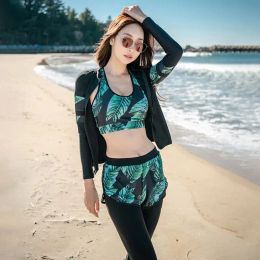 Suits Women Swimwear Print Surfing Suit Beach Sports Bathing Suit Mens Swim Trunk Couples Bathing Suit Rashguards 2023 New