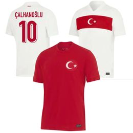 2024 2025 Turkey Soccer Jerseys CALHANOGLU YILDIZ YAZICI ARDA GULER ENES KOKCU AKTURKOGLU ZEKI CELIK OZAN KABAK OZCAN 24 25 Turkiye National team football shirt