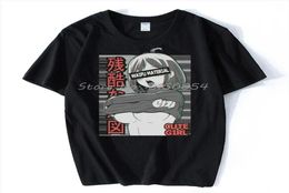 Ahegao Anime Cute Girl Ecchi Waifu Material Gift For Lewd Otaku TShirt Men Tshirt Hip Hop T Shirt Tees Harajuku Funny1317123