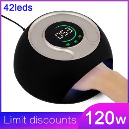 Kits LED UV Lamp Nail For Drying Gel Polish UV Light For Gel Nails With LCD Touch Screen Smart Sensor Nail Lamp Manicure Machine