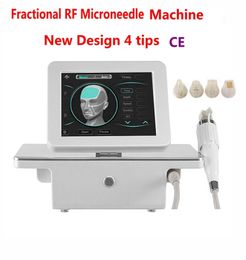 2021 New Design 4 Tips fractional RF Microneedle machine Face care Gold Skin acne scar stretch mark removal treatment beauty machi2085570