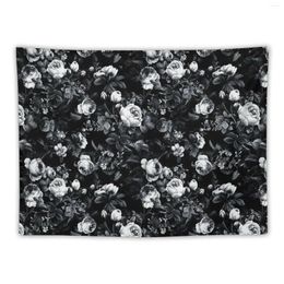 Tapestries Roses Black And White Tapestry Decoration Wall Nordic Home Decor Kawaii Room Japanese