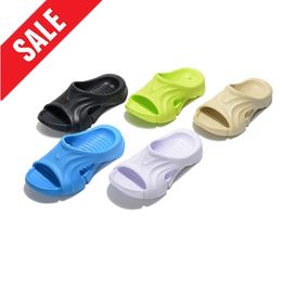 Designer Pool Slides Slippers For mens womens Flat Rubber bedroom pantoufle summer house Sandals Pure Colours comfortable ladies sliders shoes Luxe Mold Sandale