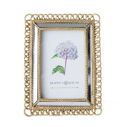 Frames Retro photo frame Family Home Decor Picture Photo Frame Gift for Friend Picture/Photo/Poster frame (16 x 21cm) Gold