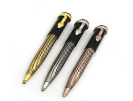 PURE PEARL High quality Ballpoint Pen Inheritance series Special Edition SilverRedBlackGridsRed BrownWhite Snake Clip Pisces 3594483