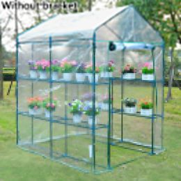 Mini Greenhouse PVC Horticulture Roof Cover Home Garden Indoor Vegetable Outdoor Solar Planting 240415