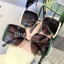 Trend Mens Brand Sunglasses Designer Classic Square Frame Sunglasse Outdoor Leisure Sun Glasses Blackout Driving Eyeglasses