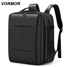 Backpack VORMOR Large Capacity Men USB Charging 15 Inch Laptop Backpacks School Business Travel Bag