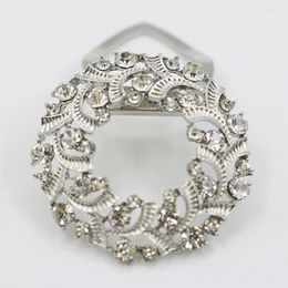 Brooches Ladies Scarf Buckle Shiny Lightweight Alloy Elegant Brooch Fashion Jewellery For Party