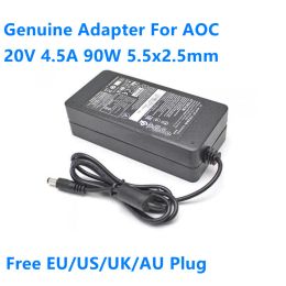 Adapter Genuine 20V 4.5A 90W ADPC2090 AC Adapter For PHILIPS AOC AG322QCX AG251FZ Gaming CQ27G2U C27G2ZU Monitor Power Supply Charger