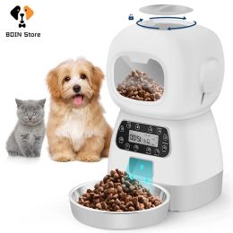 Feeders 3.5L Automatic Pet Feeder Timed Auto Dog Feeders for Small Pets Food Dispenser for Cats Programmable Bowl Pet Supplies