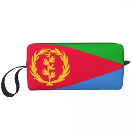 Storage Bags Travel Eritrea Flag Toiletry Bag Portable Makeup Cosmetic Organiser Women Beauty Dopp Kit Box