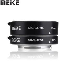 Accessories Meike MKSAF3A Metal Auto Focus Macro Extension Tube 10mm 16mm for Sony Mirrorless a6300 a6000 a7 a7SII NEX EMount Camera