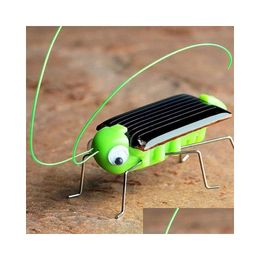 Solar Energy Toys Funny Insect Grasshopper Cricket Educational Toy Birthday Gift Drop Delivery Gifts Novelty Gag Otm2X