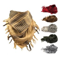 Summer Breathable Man Women Tactical Arab Scarf Fashion Outdoor Lightweight Hijab Spring Army Plaid Head Keep Warm 240417