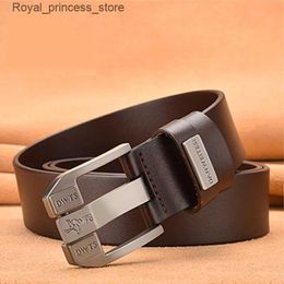 Belts 2013 New Mens Belt High Quality Mens Belt Luxury Pin Buckle Authentic Fancy Retro Jeans Free Delivery Q240425