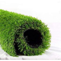 Decorative Flowers High Quality Artificial Grass Drainage Holes And Rubber Pads For Super Heavy Soft Pet Fake Lawns