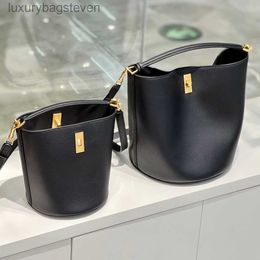 Cellines luxury fine designer bags with logo women top grade Genuine Leather Bucket Wrap Layer Cowhide Large Capacity Highend Commuting Portable