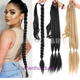 Designer high-quality wigs hair for women Wig ponytail womens winding braid synthetic wig boxing new product