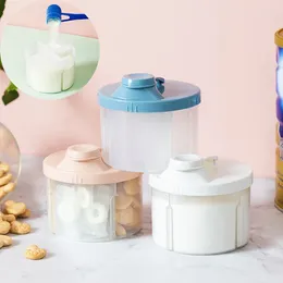 Storage Bottles 4 Grid Portable Food Box Essential Cereal Infant Milk Powder Toddler Kids Container