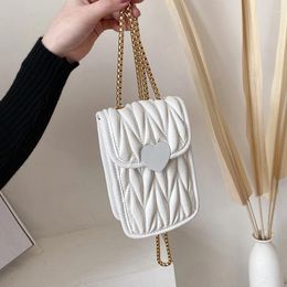 Shoulder Bags Original Brand Bag Female 2024 Fashion All-match Chain Square Messenger Phone