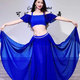 Stage Wear Belly Dance costume Outfit Caderin Dancer Lessons Wear For Women Set Oriental AdULt PROfessional Top Skirts Dress Suit d240425