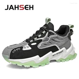 Casual Shoes High Quality Men Leather Running Handmade Tredny Breathable Comfortable Vulcanize Sneakers Non Slip