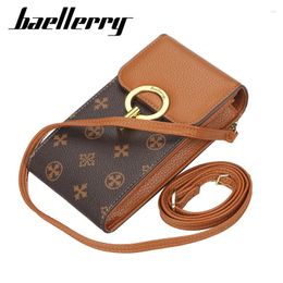 Shoulder Bags Baellerry Short Travel Messenger Crossbody For Women Leather Small Hanging Mobile Phone Bag Over The Female Purse