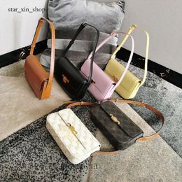 Celinly Bags Designers Bag Smooth Cowhide Bag Women Teen Handbag Golden Chain Shopping Bags Lady Wallet Luxurys Crossbody Bag Real Leat Celiene Bag 1841